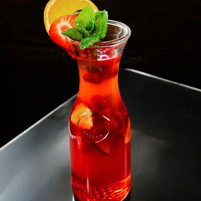 Strawberry cocktail.