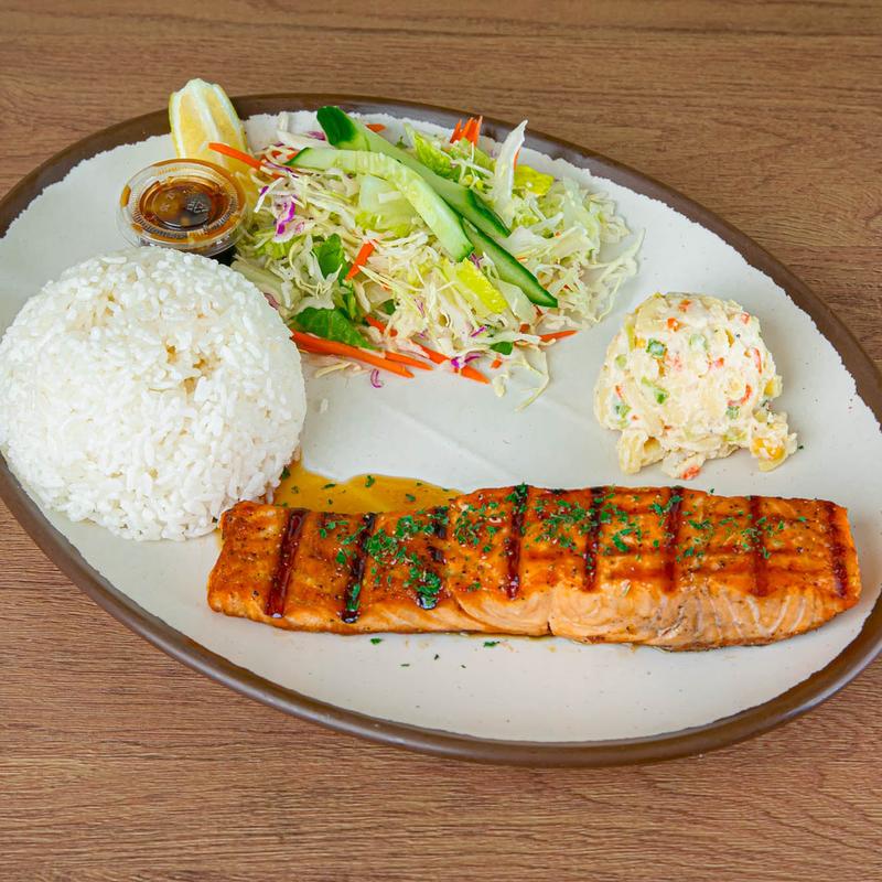 menu item 8 of 10, Fresh Grilled Salmon Plate