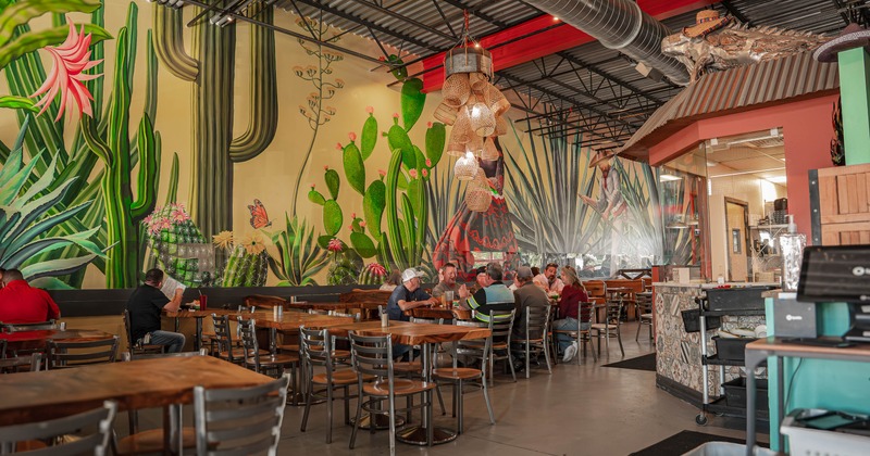 Interior, main seating area