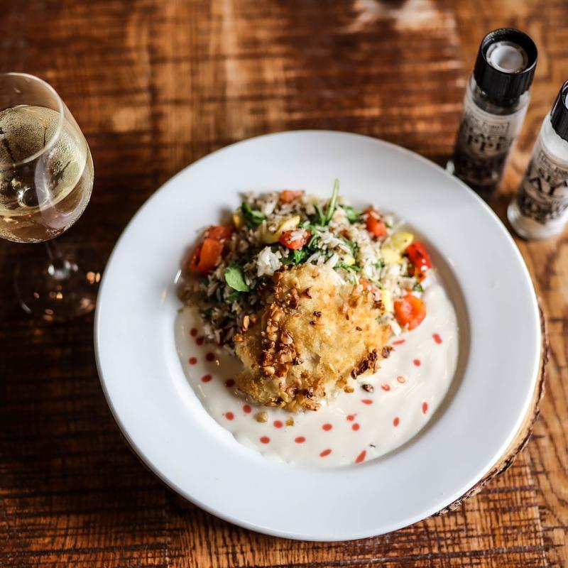 Macadamia Nut Crusted Grouper photo