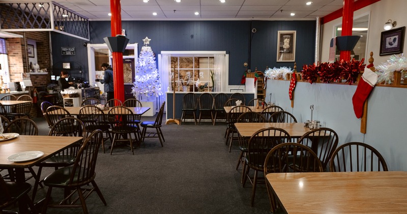 Cozy interior dining area