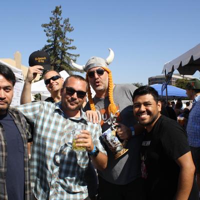 Guests posing for a picture.