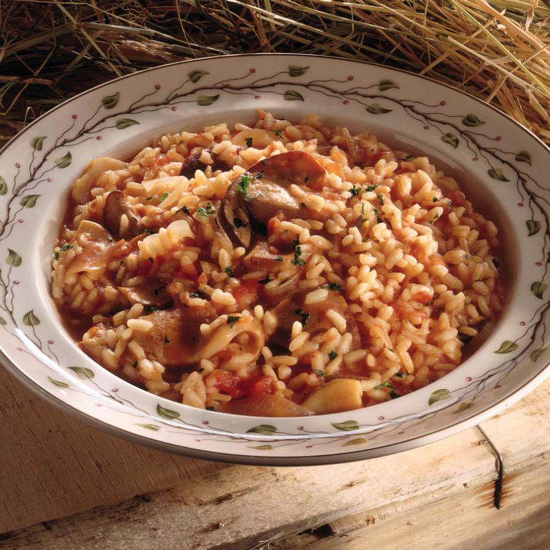 Risotto Al Porcini (red sauce) photo