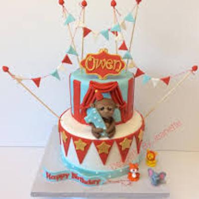 6 Inch Cake decorated for a birthday of a child