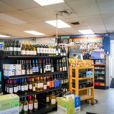 Interior, Wine store.