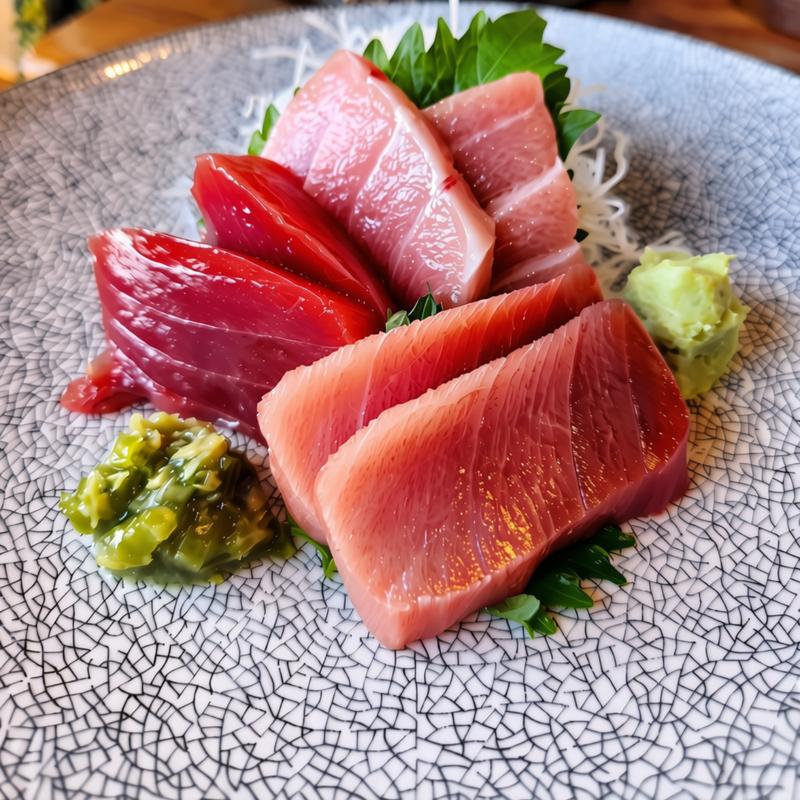 menu item 13 of 54, Bluefin Sampler Sashimi (6pcs)