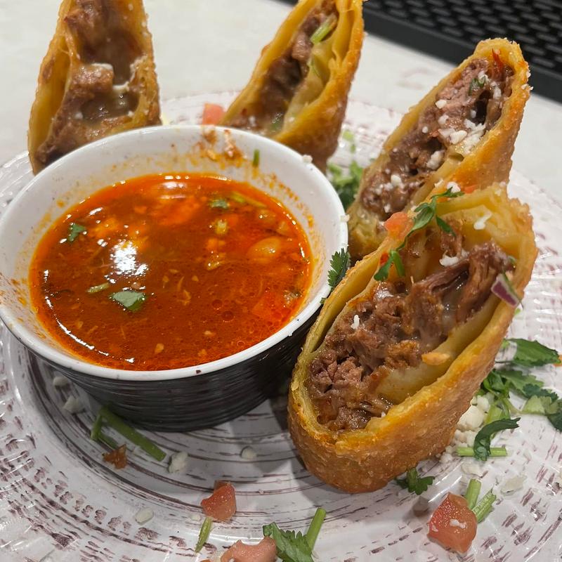 Birria Egg Rolls photo