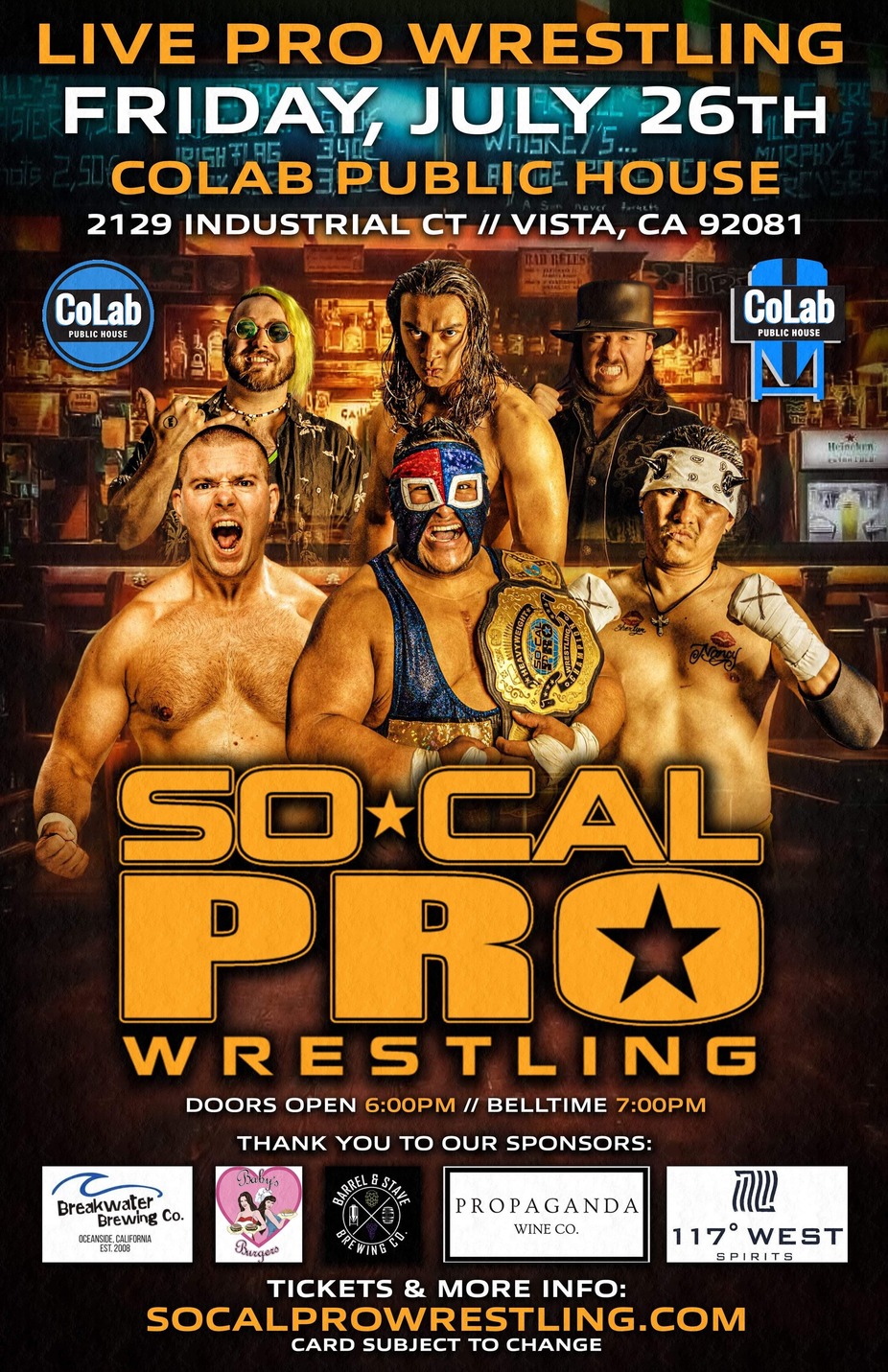 Live Wrestling with SoCal Pro event photo