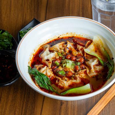 Chili wonton soup.