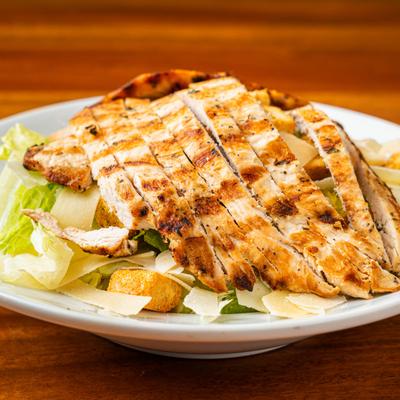 Grilled chicken salad.
