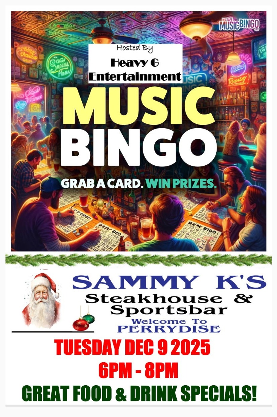 Music Bingo event photo