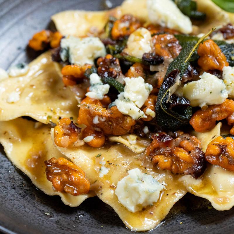 Butternut Squash Ravioli & Crumbled Sage photo