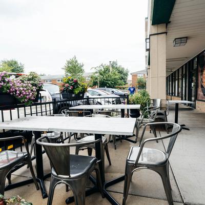 Outdoor seating area