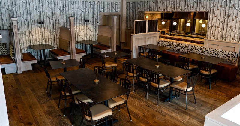 Cozy interior seating area