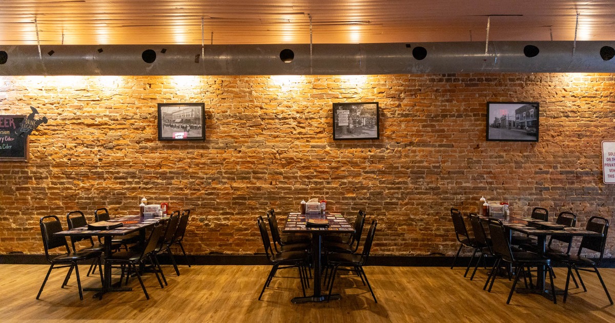 Dining tables ready for guests