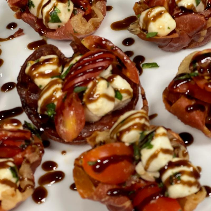 Caprese Salami Cups photo