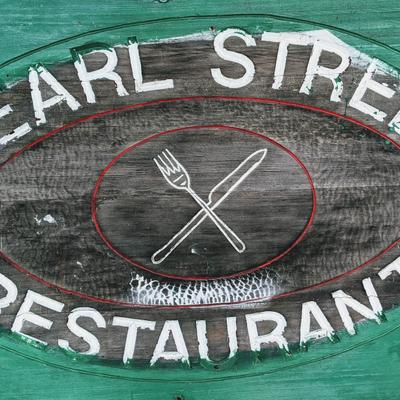 The restaurant's sign.