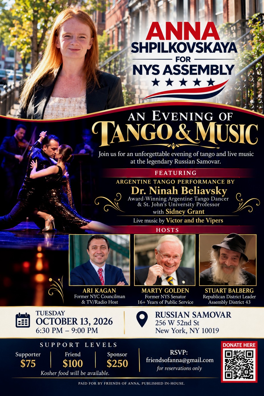 RUSSIAN SAMOVAR PRESENTS AN EVENING OF TANGO & MUSIC event photo