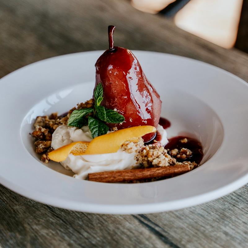 Red Wine Poached Pears photo