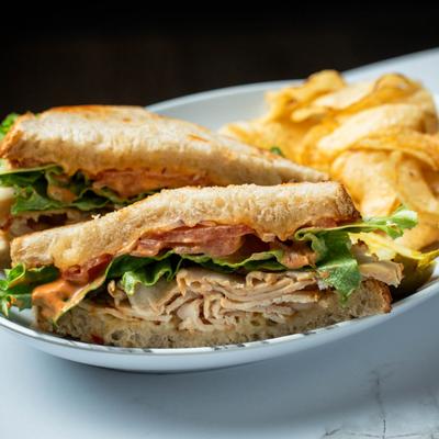 Turkey and bacon ranch sandwich.