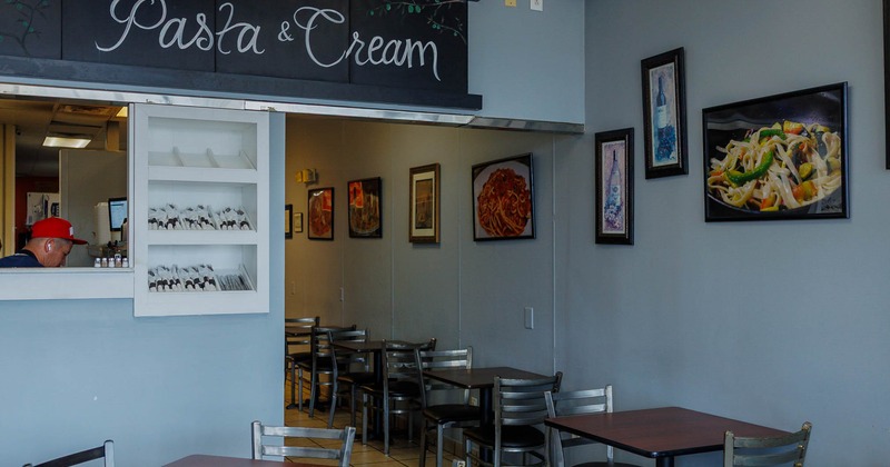 Interior, dining area