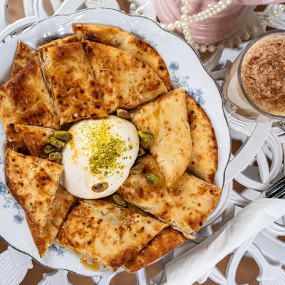 Truffle Burrata Grazing Board.