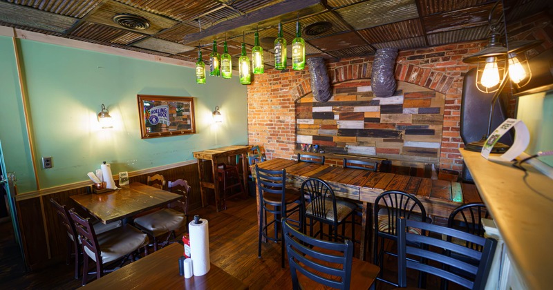 Interior, dining area