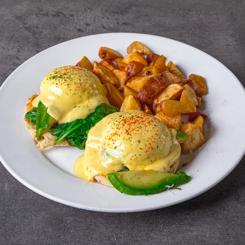 menu item 24 of 111, Avocado, Spinach & Tomato Benedict