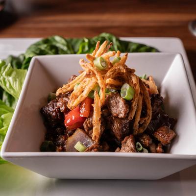 Shaking Beef Lettuce Wraps.