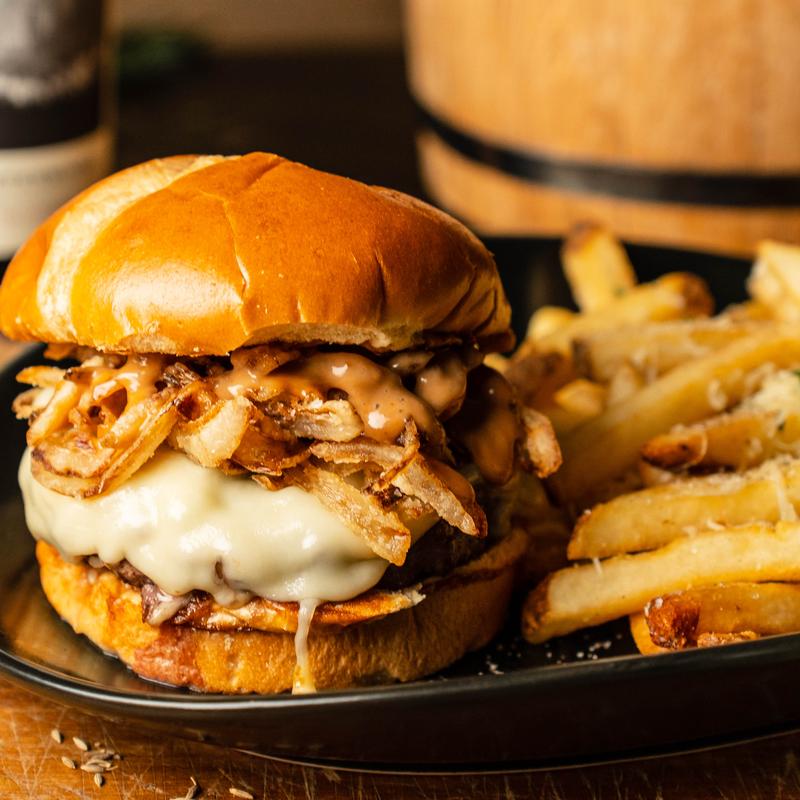 Mushroom Swiss Burger** photo