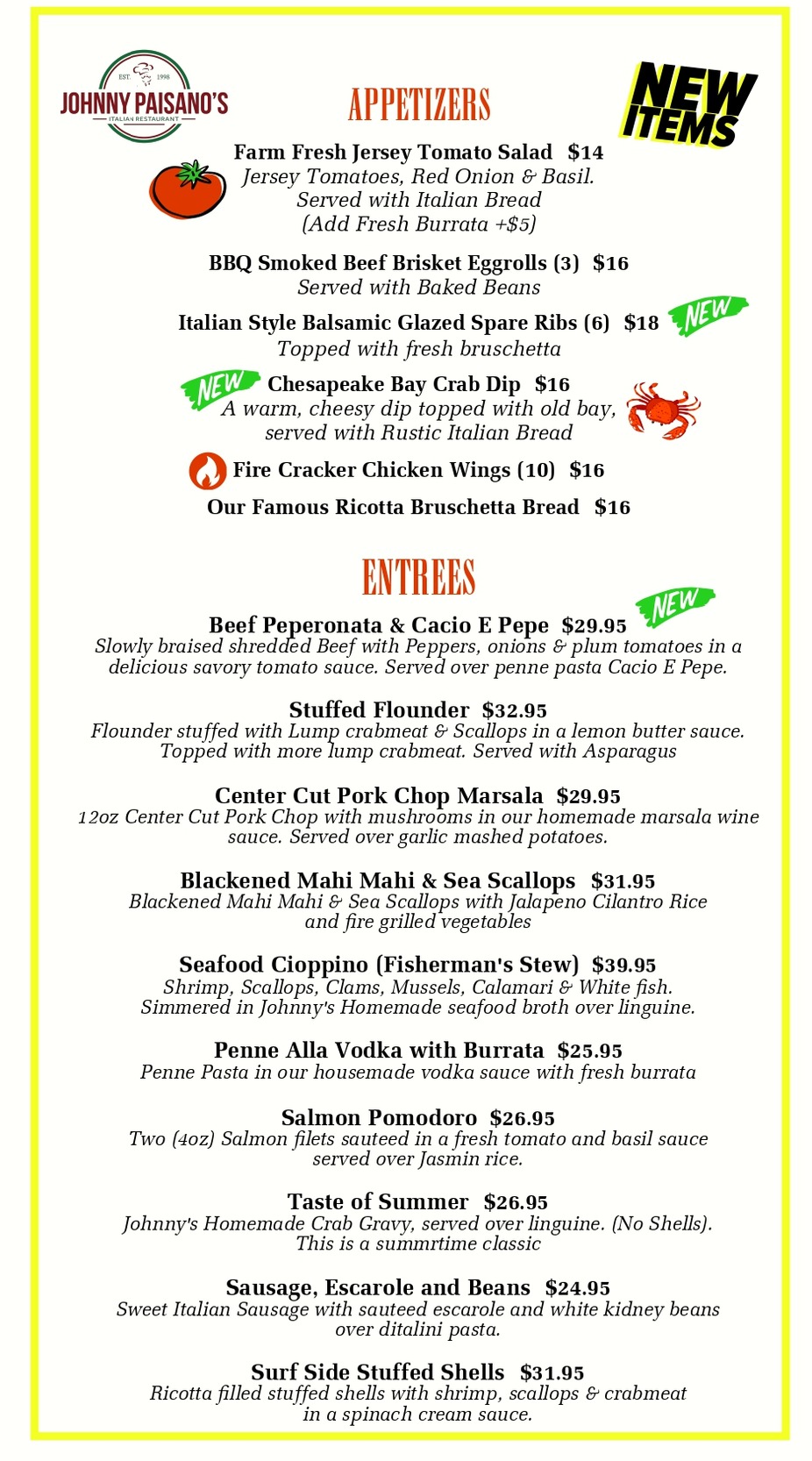 Specials flyer 1