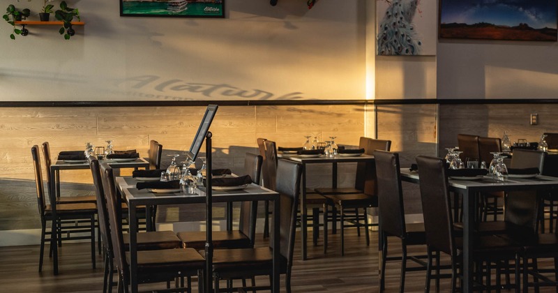 Interior, dining area