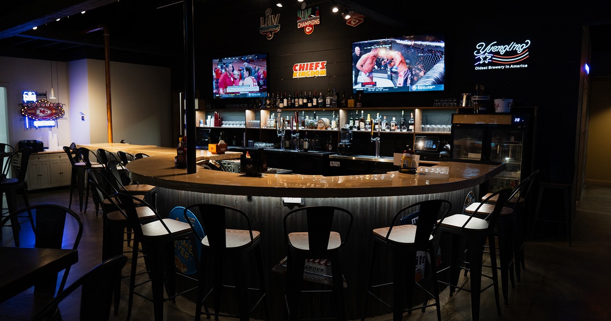 Interior space, bar area