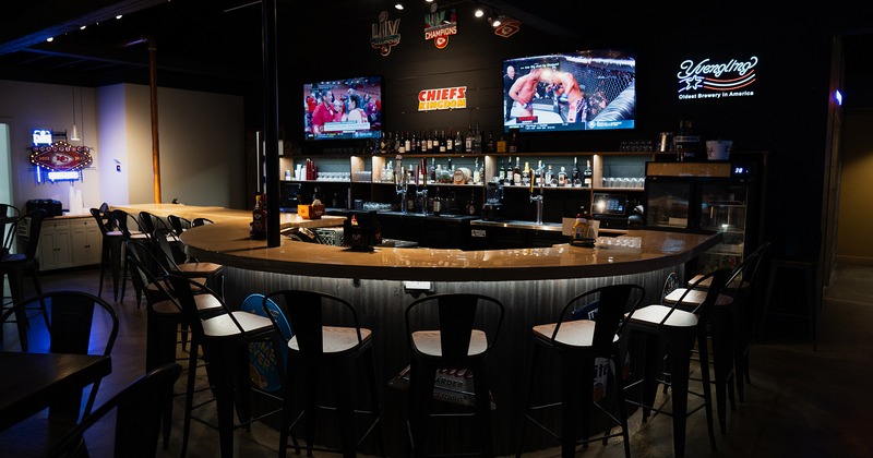 Interior space, bar area