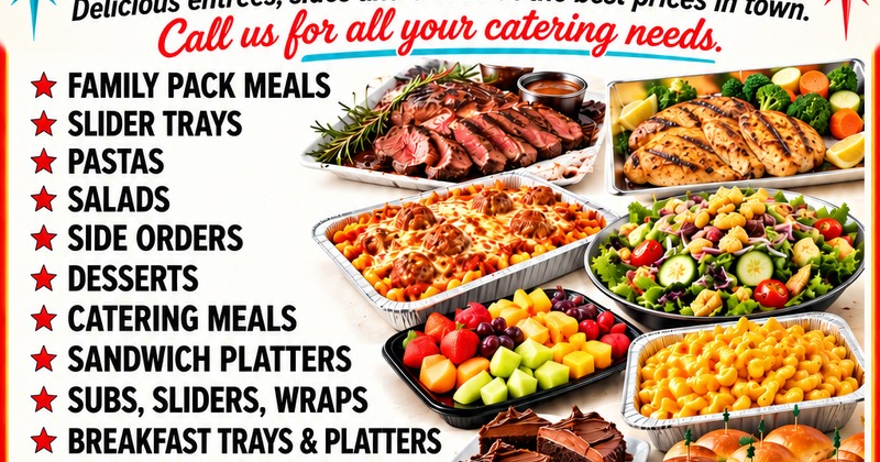 Call 661-298-1494 for Route 66 Classic Grill Catering option