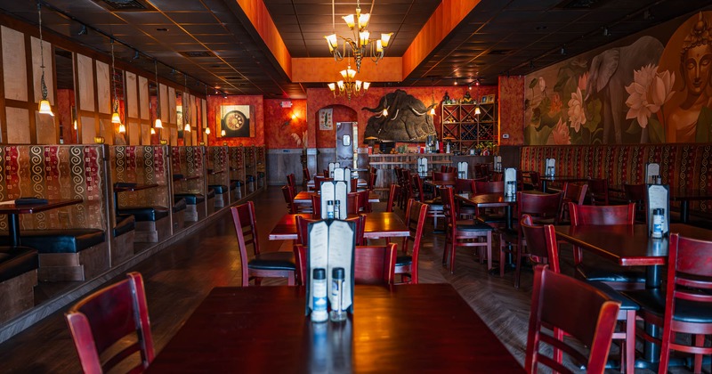 Interior seating space