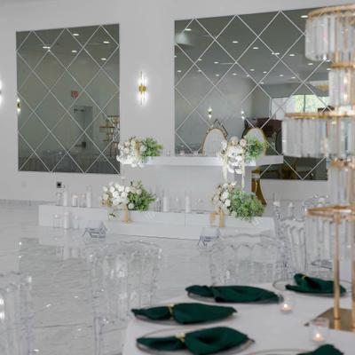 Interior of event venue.