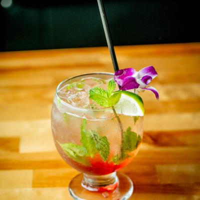 Strawberry mojito.