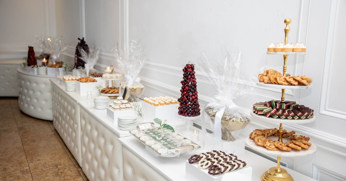 Dessert buffet table