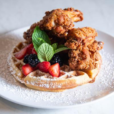 TBC Chicken & Waffle.