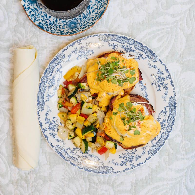 Biscuit Brisket Benedict (gf) photo