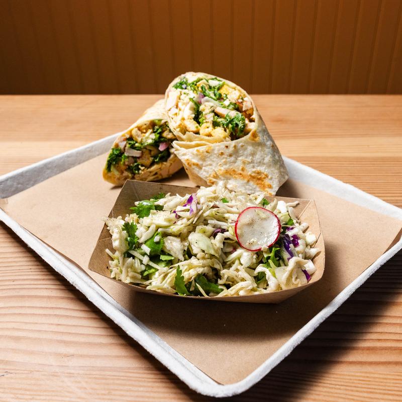 menu item 6 of 9, Turkey Kale Caesar Wrap