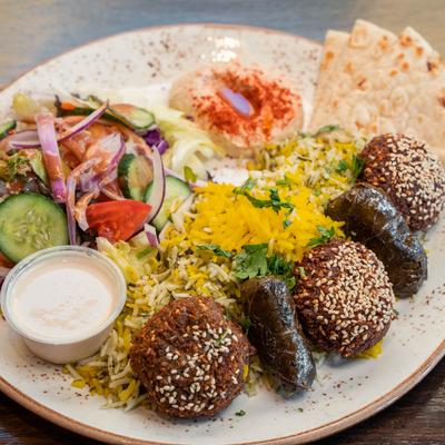 Falafel Platter.