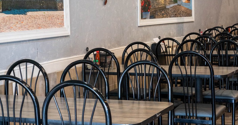 Interior, dining area