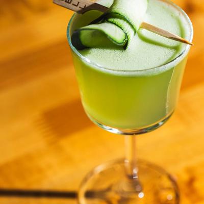 Cucumber martini.
