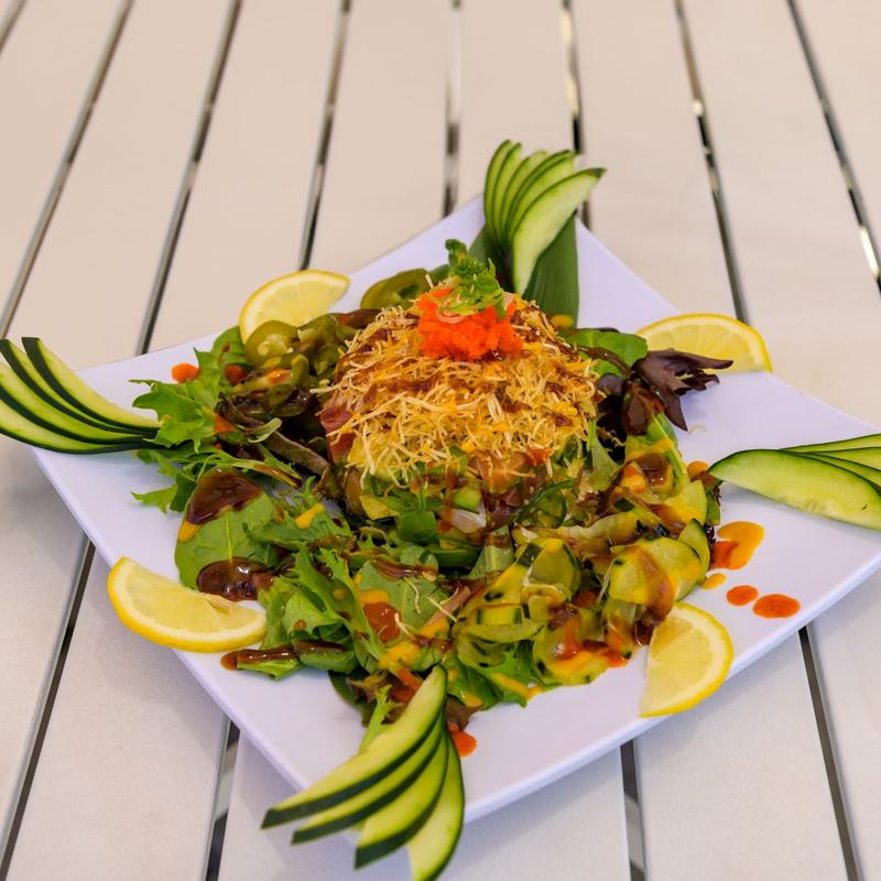 menu item 5 of 10, *Hawaiian Poke Salad