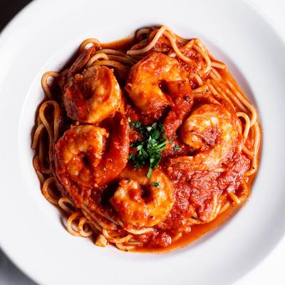 Spaghetti Del Golfo, top view