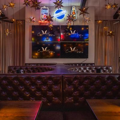 Upholstered leather seats