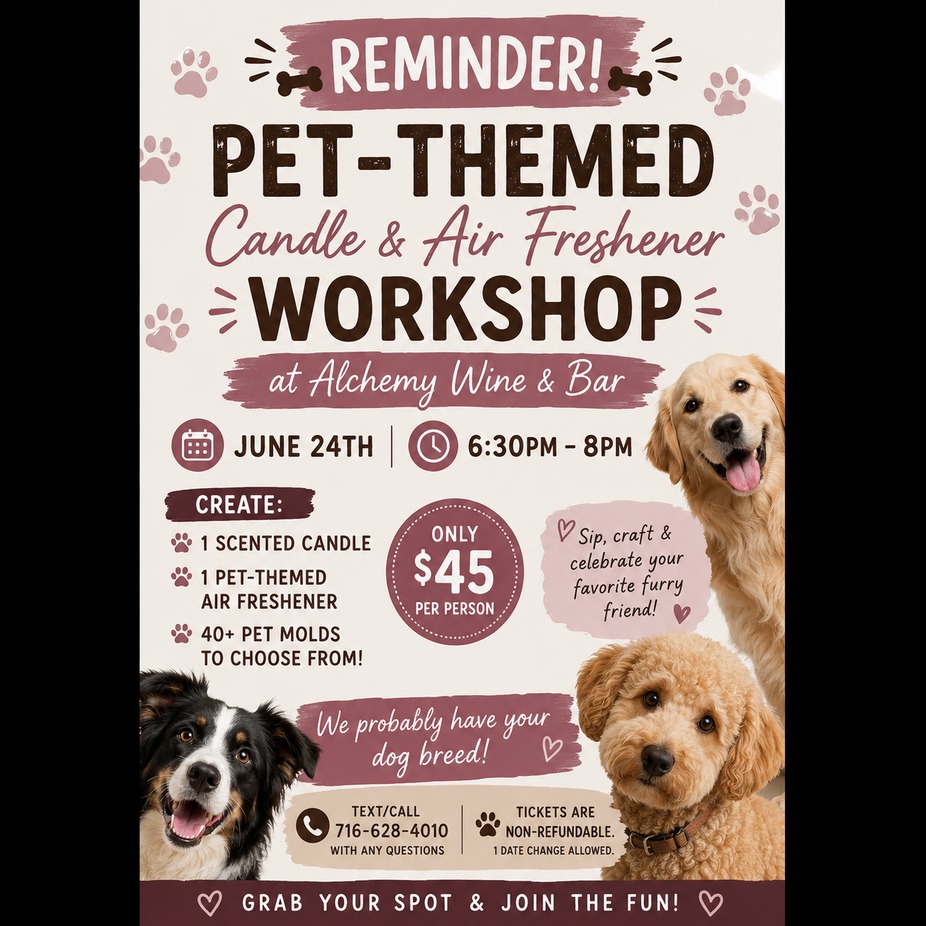 Candle Workshop - Pets event photo