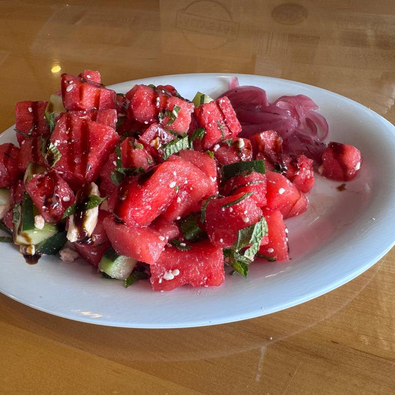Watermelon Cucumber Mint Salad photo